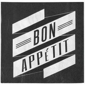 BON APPÉTIT paper luncheon napkin-20 count x 2 packs-NWT